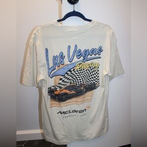McLaren Formula 1 Men’s Graphic Tee | Boxy Fit | Size Small | Creme